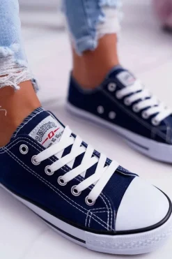 Trampki Damskie Niskie Smith's Granatowe