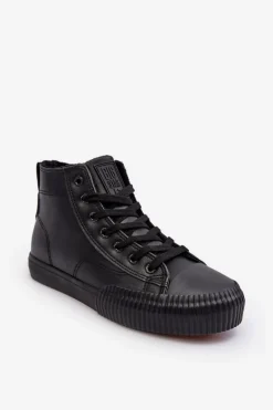 Trampki Damskie Ocieplane Na Suwak Czarne Big Star MM274020