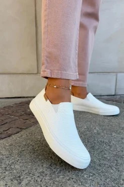 Trampki Damskie Slip-On Big Star RR274717 Białe