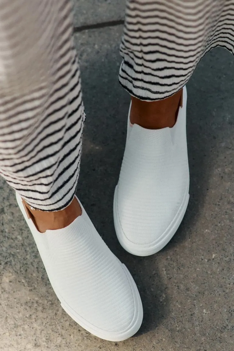 Trampki Damskie Slip-On Big Star RR274717 Białe