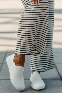 Trampki Damskie Slip-On Big Star RR274717 Białe