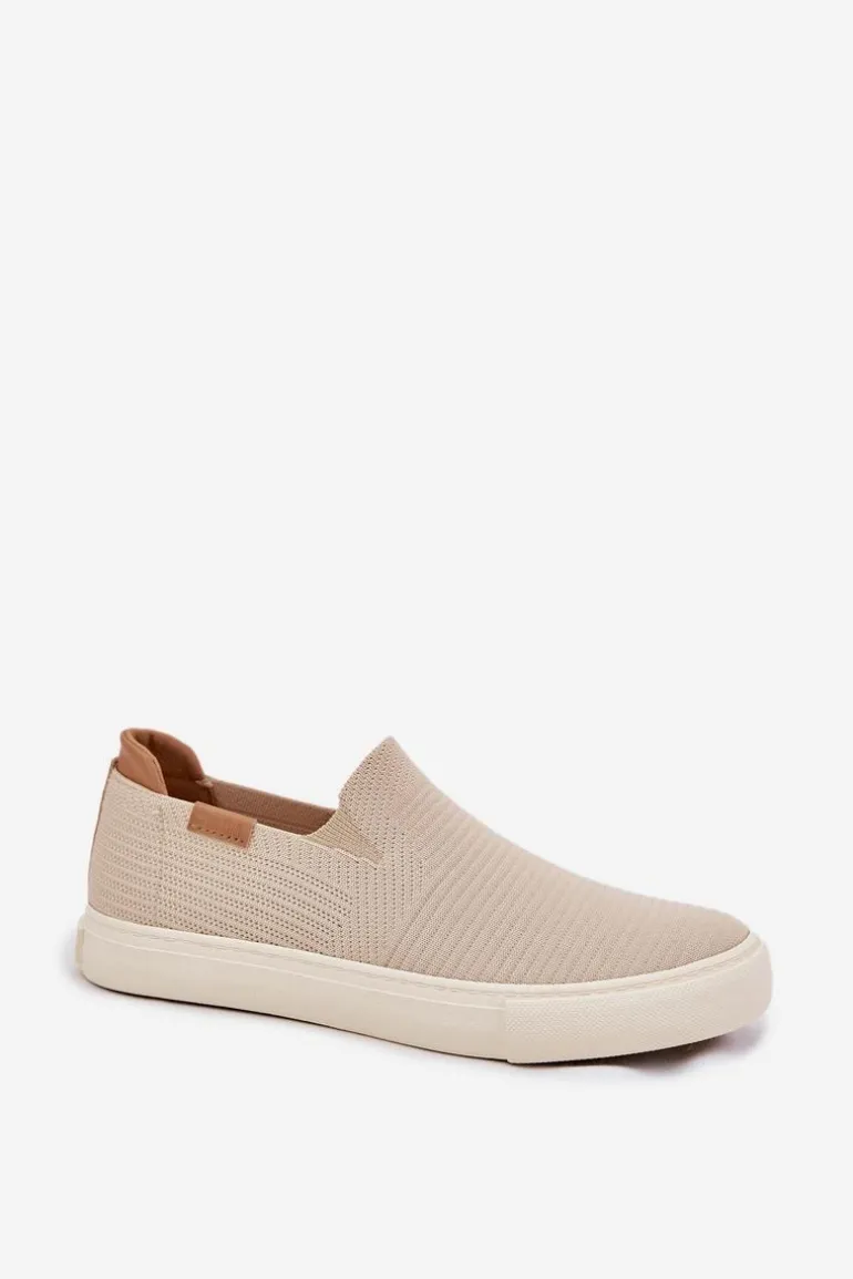 Trampki Damskie Slip-On Big Star RR274721 Beżowe