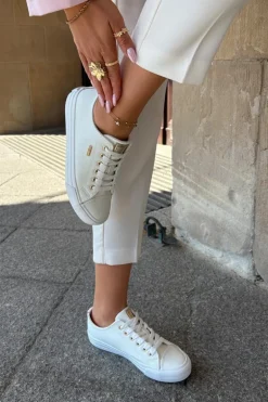 Trampki Damskie Z Eko Skóry Big Star RR274748 Białe