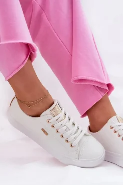 Trampki Damskie Z Eko Skóry Big Star RR274748 Białe