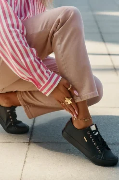 Trampki Damskie Z Eko Skóry Big Star RR274749 Czarne