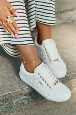 Trampki Damskie Z Eko Skóry Big Star RR274322 Białe