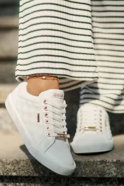 Trampki Damskie Z Eko Skóry Big Star RR274322 Białe