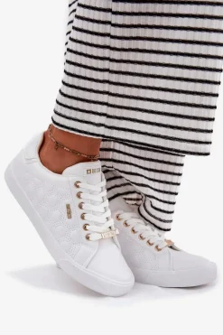 Trampki Damskie Z Eko Skóry Big Star RR274322 Białe