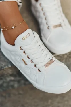 Trampki Damskie Z Eko Skóry Big Star RR274322 Białe