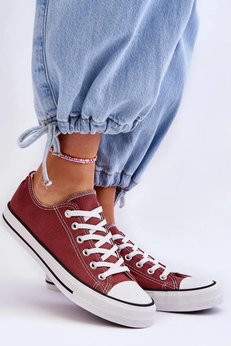 Trampki Klasyczne Niskie Damskie Brązowe Vegas