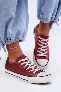 Trampki Klasyczne Niskie Damskie Brązowe Vegas