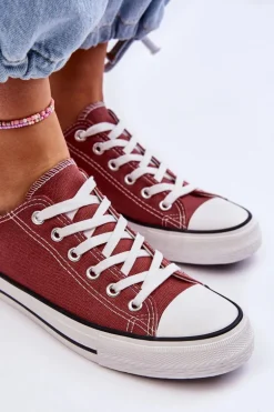 Trampki Klasyczne Niskie Damskie Brązowe Vegas