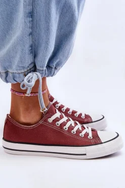 Trampki Klasyczne Niskie Damskie Brązowe Vegas