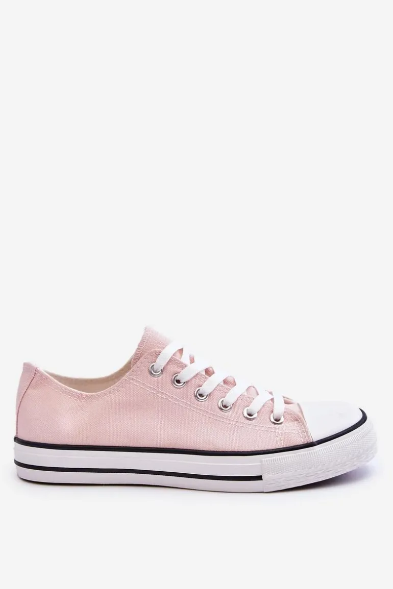 Trampki Klasyczne Niskie Damskie Jasnoróżowe Vegas