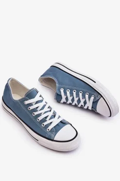 Trampki Klasyczne Niskie Damskie Jasnoniebieskie Vegas