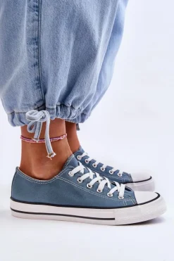 Trampki Klasyczne Niskie Damskie Jasnoniebieskie Vegas