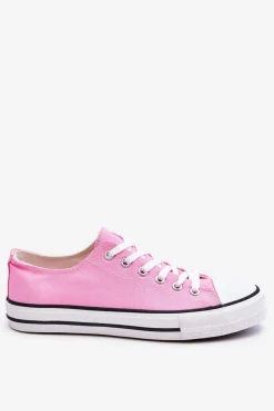 Trampki Klasyczne Niskie Damskie Różowe Vegas