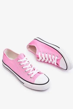 Trampki Klasyczne Niskie Damskie Różowe Vegas