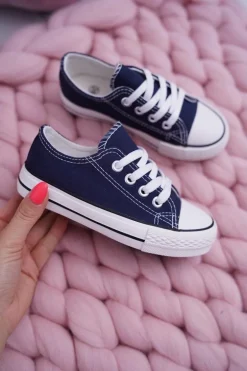 Trampki Młodzieżowe Buty Granatowe Filemon