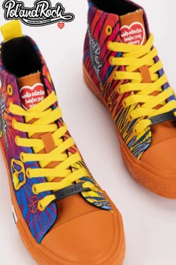 Trampki Pol'and'Rock Festival X Big Star SS174502 Pomarańczowe