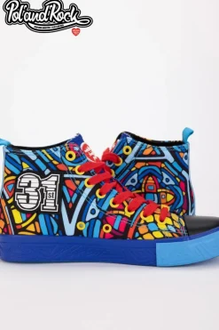 Trampki Pol'and'Rock Festival X Big Star SS174500 Niebieskie