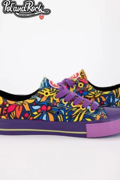 Trampki Pol'and'Rock Festival X Big Star SS274905 Fioletowe