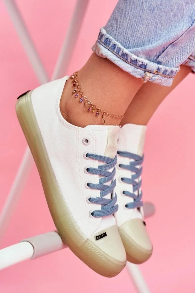 Trampki Z Przezroczystą Podeszwą Big Star FF274256 Białe