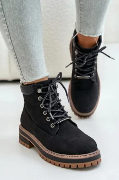 Trapery Damskie Ocieplane Big Star OO274A290 Czarne