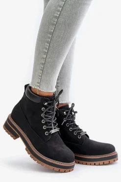 Trapery Damskie Ocieplane Big Star OO274A290 Czarne