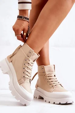 Trapery Wiązane Ciemnobeżowe Faithfull