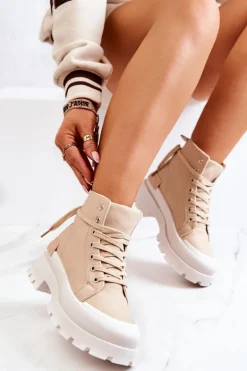 Trapery Wiązane Ciemnobeżowe Faithfull