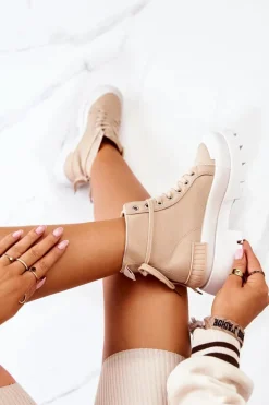 Trapery Wiązane Ciemnobeżowe Faithfull