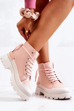 Trapery Wiązane Różowe Faithfull