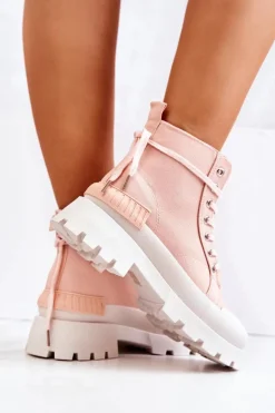 Trapery Wiązane Różowe Faithfull