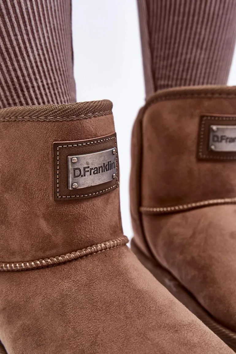 Wegańskie Śniegowce Na Platformie D.Franklin DFSH371004 Ciemnobeżowe