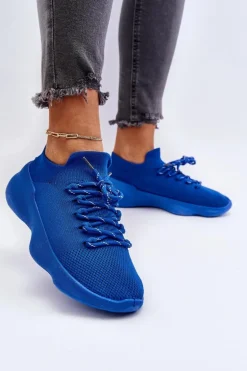 Wsuwane Buty Sportowe Damskie Niebieskie Juhitha