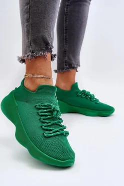 Wsuwane Buty Sportowe Damskie Zielone Juhitha