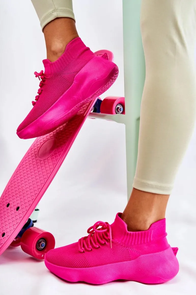 Wsuwane Buty Sportowe Damskie Fuksja Dalmiro