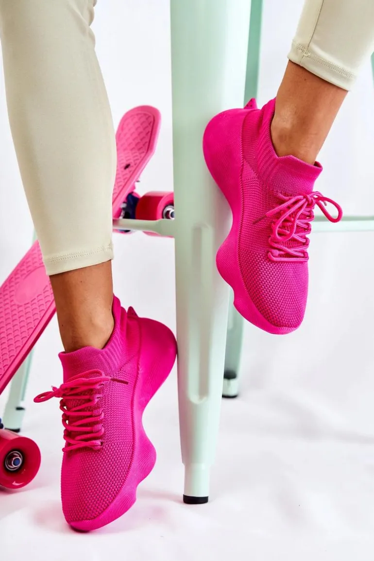 Wsuwane Buty Sportowe Damskie Fuksja Dalmiro