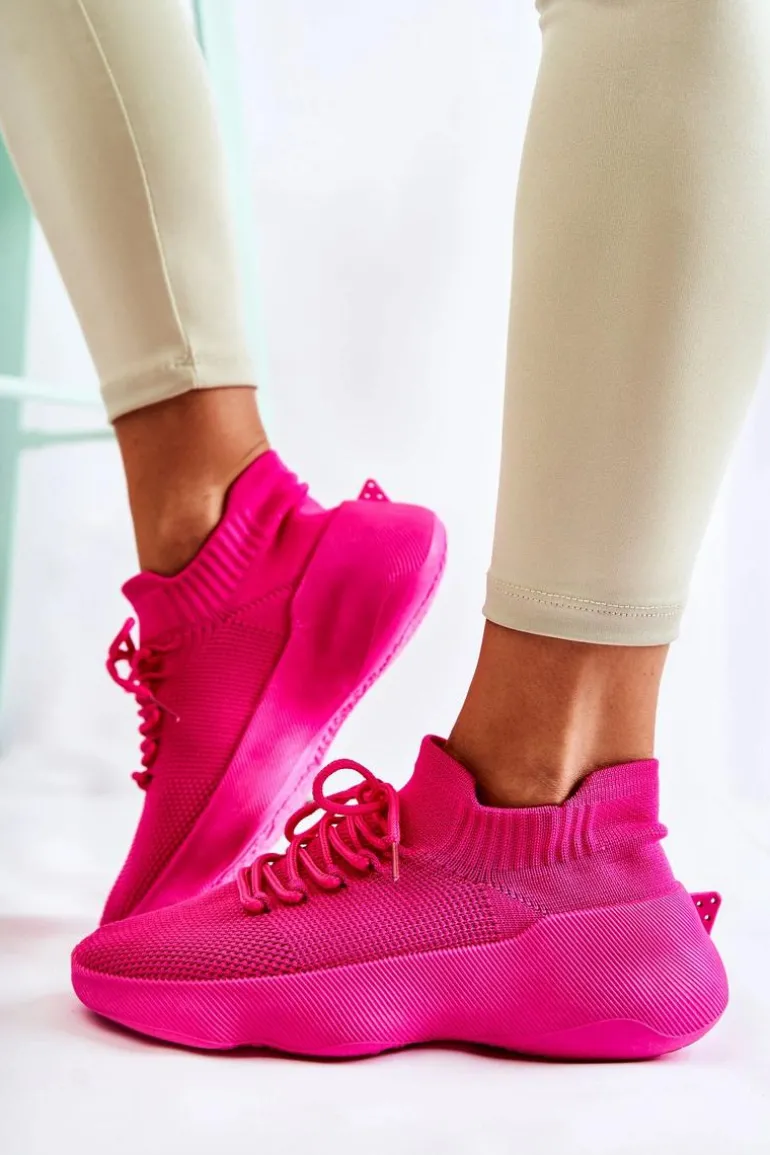 Wsuwane Buty Sportowe Damskie Fuksja Dalmiro