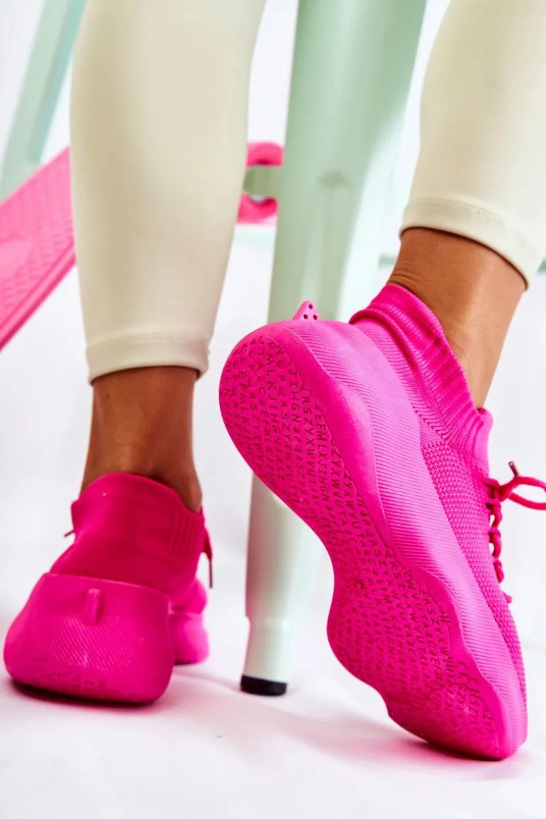 Wsuwane Buty Sportowe Damskie Fuksja Dalmiro