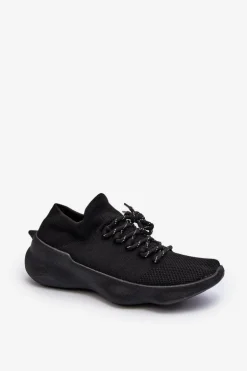 Wsuwane Buty Sportowe Damskie Czarne Juhitha