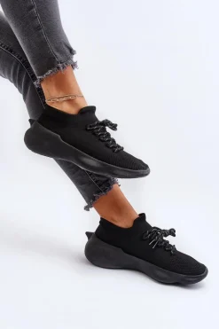 Wsuwane Buty Sportowe Damskie Czarne Juhitha