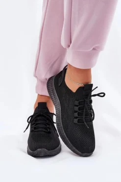 Wsuwane Buty Sportowe Damskie Czarne Galdia