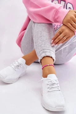 Wsuwane Damskie Buty Sportowe Białe Ellison