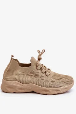 Wsuwane Damskie Buty Sportowe Beżowe Ellison