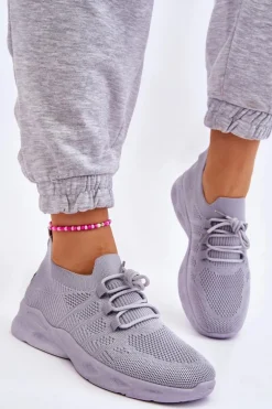 Wsuwane Damskie Buty Sportowe Szare Ellison