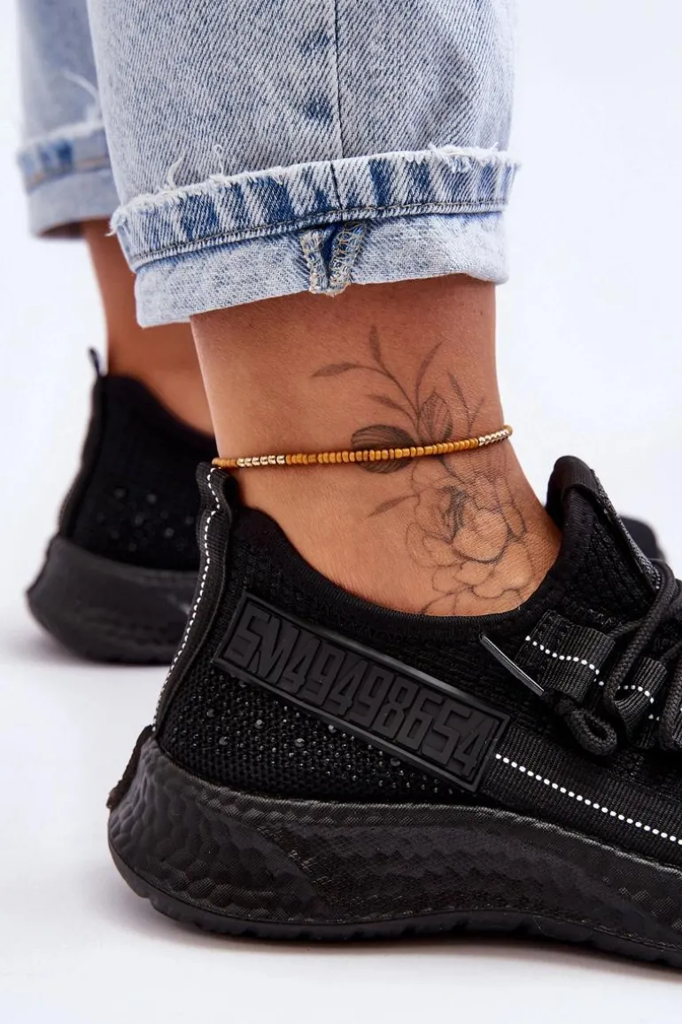 Wsuwane Damskie Buty Sportowe Czarne Hold Me!