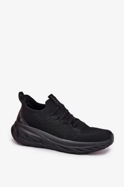 Wsuwane Lekkie Buty Sportowe Damskie Big Star RR274A132 HI-POLY SYSTEM Czarne