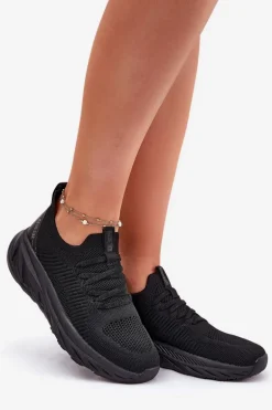Wsuwane Lekkie Buty Sportowe Damskie Big Star RR274A132 HI-POLY SYSTEM Czarne